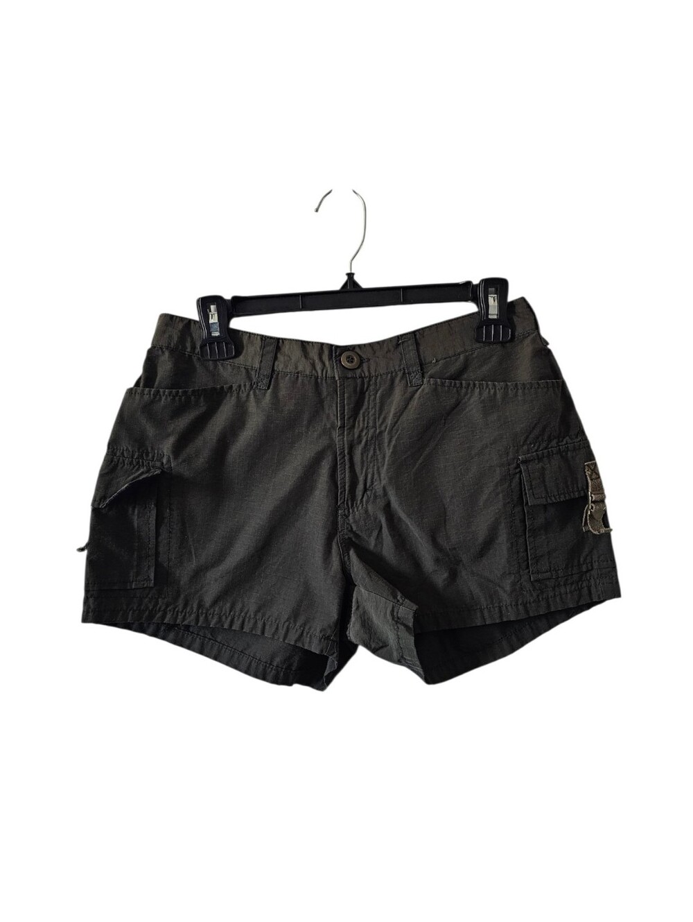 Periscope PS-3983 Cargo Shorts Womens Size 5 Forest Green Utility Hiking Y2K